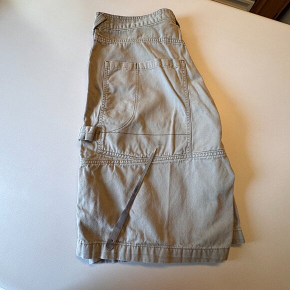 Vintage Silvertab Carpenter Shorts Mens Size 36 Khaki Y2K 90s - Picture 4 of 11